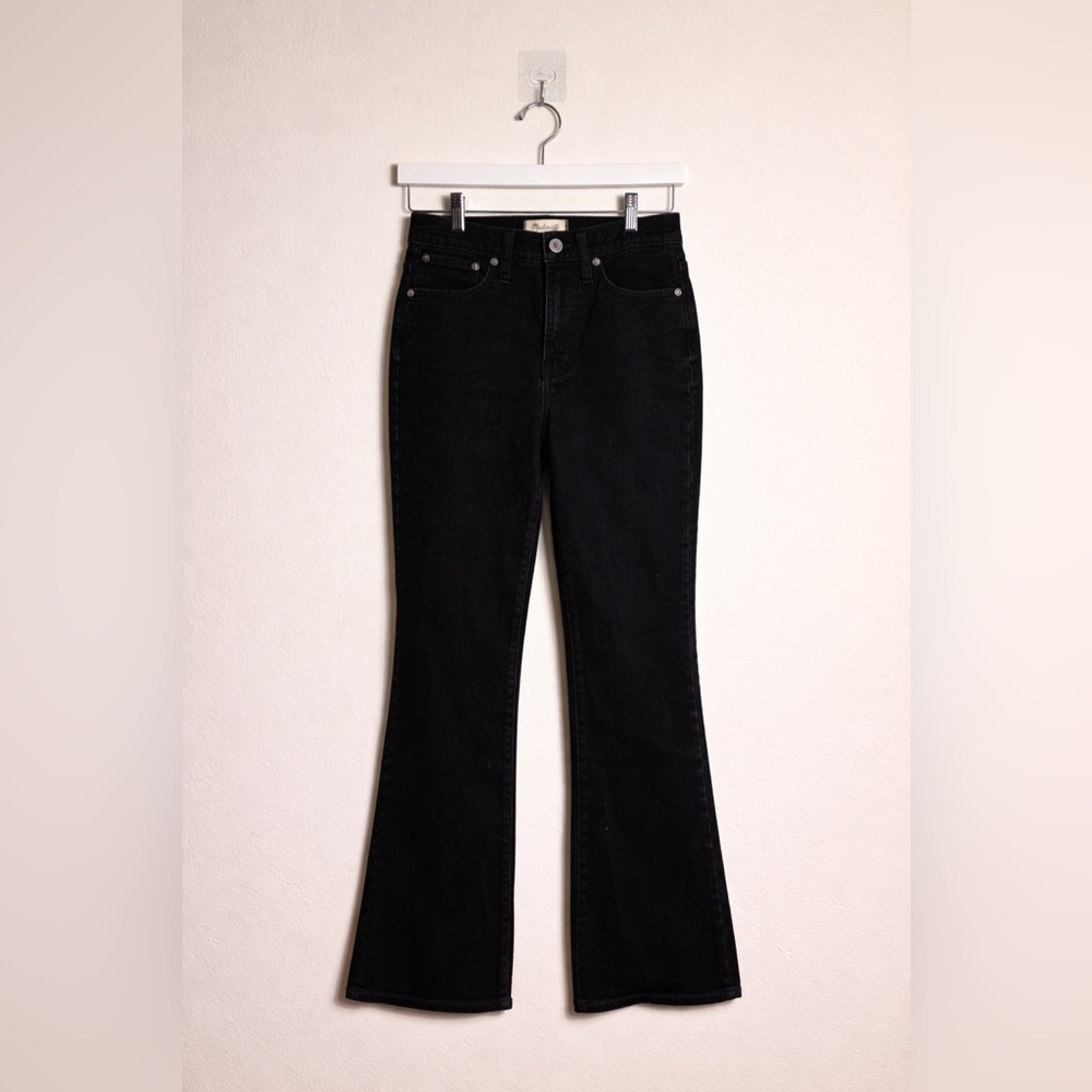 Madewell Perfect Vintage Flare Jeans in black